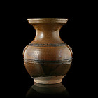 A Handsome Brown Glazed Jar of Han Dynasty (BC206-AD220