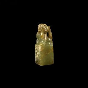 An Excavation  Jade Seal of Ming Dynasty(AD1368-1644)