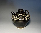 A Cut-Glaze Cizhou Ewer-Pot of Jin Dynasty