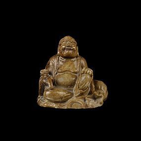 A Soapstone Lohan of Qing Dynasty, 18th/19th Century