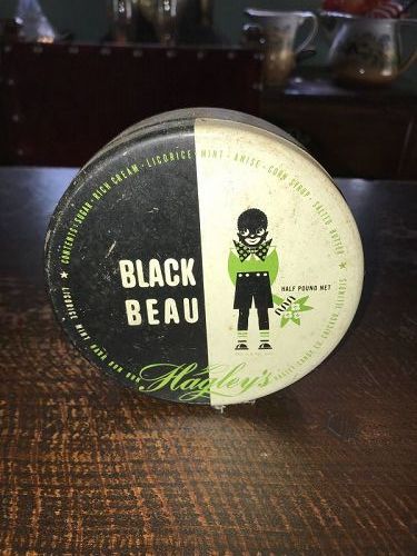 Black Beau Licorice Candy Tin