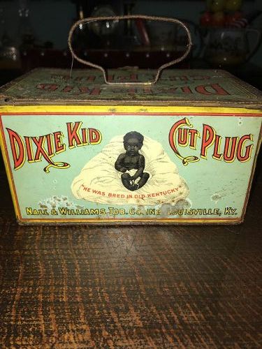 Dixie Kid Cut Plug Tobacco Tin Box