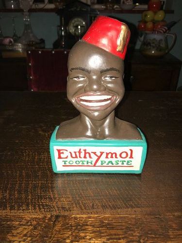 Vintage Euthymol Tooth Paste Advertising Wall Hang