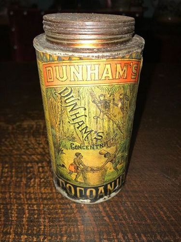 Dunham's Cocoanut Concentrate Tin