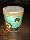 French Oleo Oil Grease Tin Can