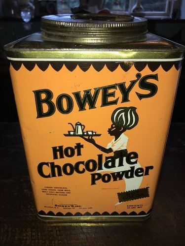Large Bowey's Hot Chocolate Powder Tin