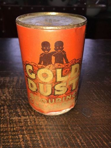 Old Gold Dust Scouring Cleanser Container