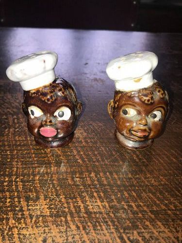 Pair of Chef Pepper Shakers