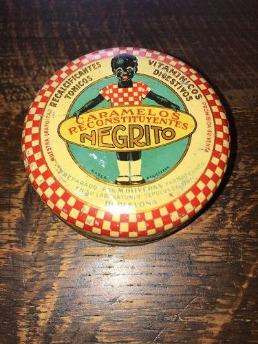 Rare Spanish Negrito Candy Tin
