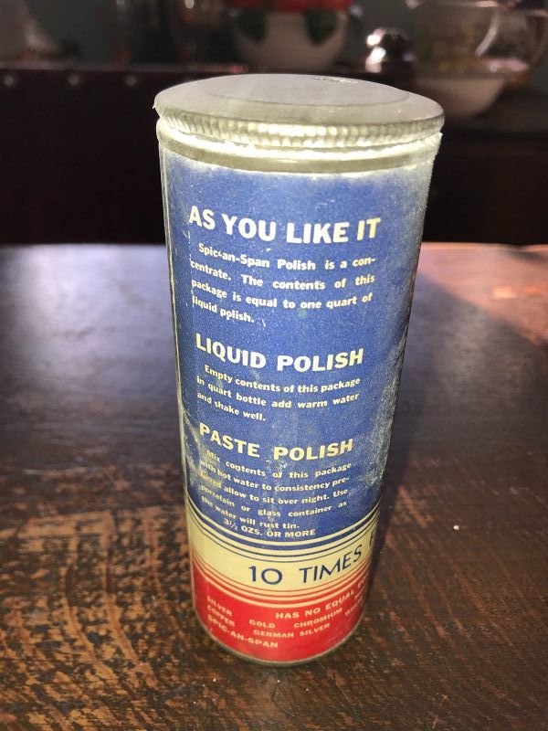 Spic and Span  Metal Polish Canister