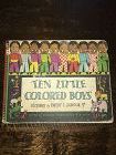 Children's Ten Little Colored Boys Book