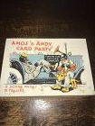 Amos n Andy Card Party Bridge Score Pads and Tallies in Box
