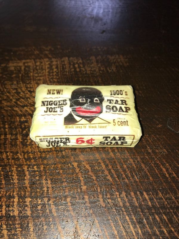 Rare Novelty Ni**er Joes Tar Soap Bar