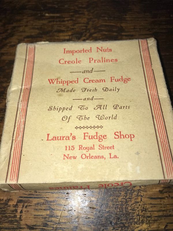 Original Laura's Creole Praline Candy Box