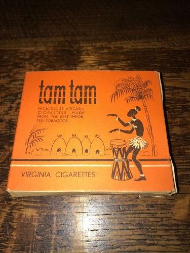 Rare full Box of Tam Tam Cigarettes Box