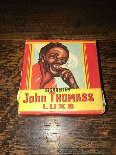 Empty Box of John Thomass Luxe Cigarettes / Sigaretten