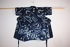 Japanese Indigo dye shibori Baby boro kimono meiji