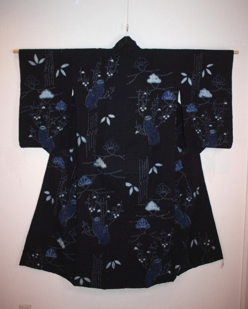 Edo rare &amp; Excellent asamai-shibori kimono