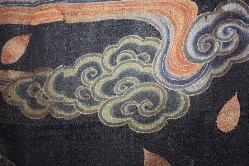 Edo tsutsugaki textile of very valuable museum class
