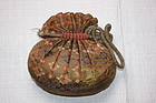 Edo aya-Weave nishijin textile Bag of treasure rare