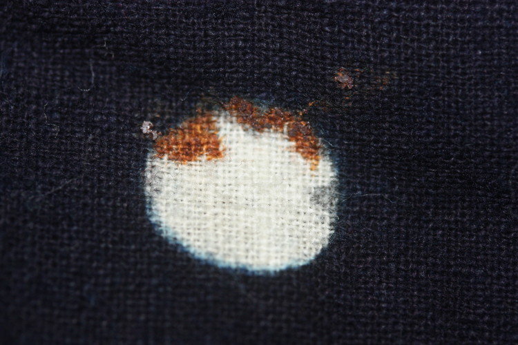 Edo Indigo dye cotton tsutsugaki textile