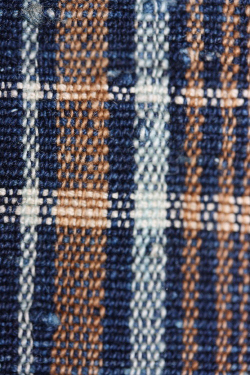 Japanese Indigo dye Stripe weave futon Cover hand-woven