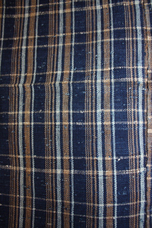 Japanese Indigo dye Stripe weave futon Cover hand-woven