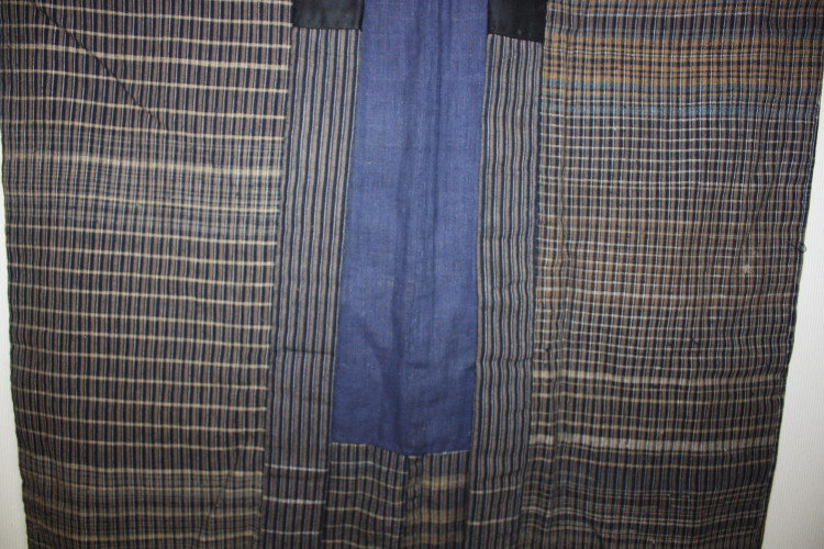 Japanese meiji zanshi weave noragi hanten textile