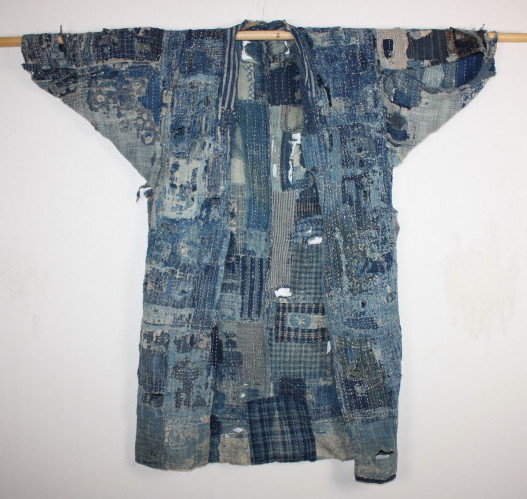 Edo ear boro Tattered noragi textile of Niigata rare !!