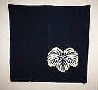 Edo Indigo dye cotton tsutsugaki furoshiki textile