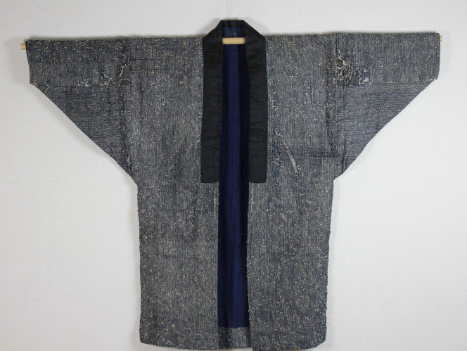 Meiji Shi-fu(Paper) & cotton boroTattered noragi Rare