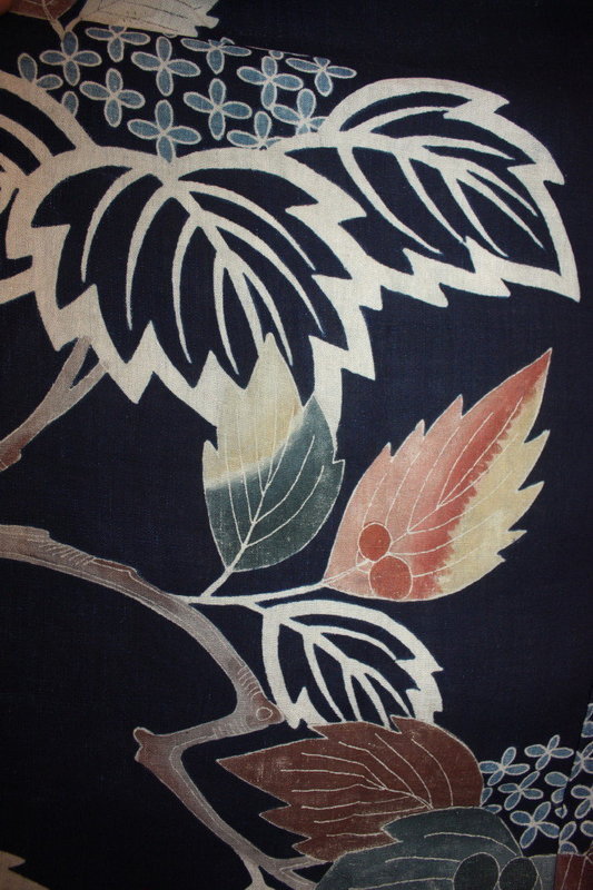 Edo high quality tsutsugaki textile yuzen dye yogi