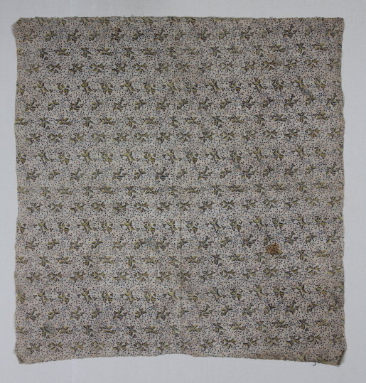 Edo Sakai-Sarasa Katazome Cotton Hand-spun Thick Old fabric