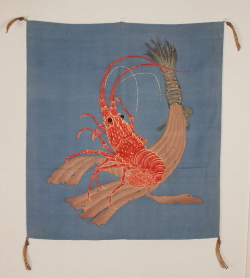 Edo Kake-Fukusa Tsutsugaki Embroidery Kabetirimen-silk Luxurious.