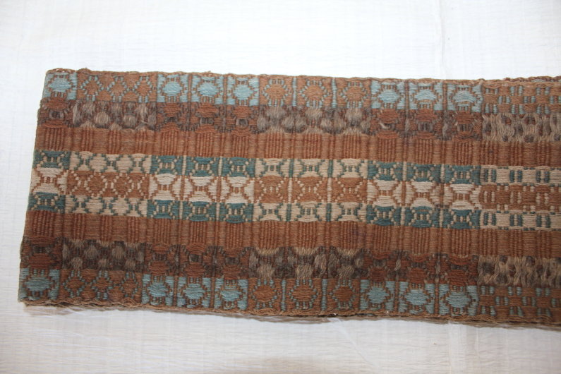 Edo Kara-Momen(China-Cotton) Obi- belt A textile Natural dye Rare Thic