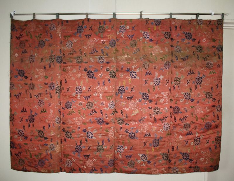 Jaoanese antique edo (1863) silk tyosennishiki uchishiki textile