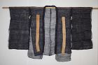 Japanese antique Indigo dye hemp play drama  costumes