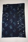 Japanese antique Very rare Edo period indigo Asamai-shibori textile