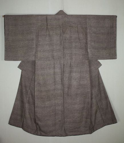 Japanese antique meiji Period of edo-komon katazome cotton kimono