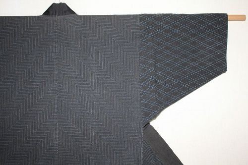 Japanese meiji mikuni-sashiko Indigo dye noragi