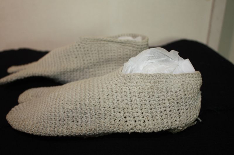 Very rare tabi  Boro Cotton woven tabi socks