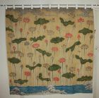 Japanese antique tsutsugaki Edo period( 1800s)uchishiki cotton textile