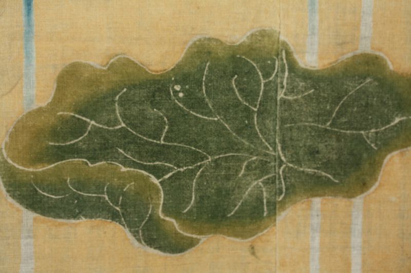 Japanese antique tsutsugaki Edo period( 1800s)uchishiki cotton textile