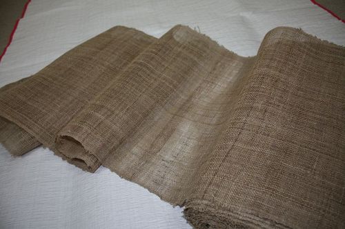 Japanese antique natural thick hemp roll fabric textile.