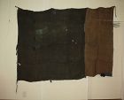 Japanese antique boro composed sappan wood dye hemp & brown hemp