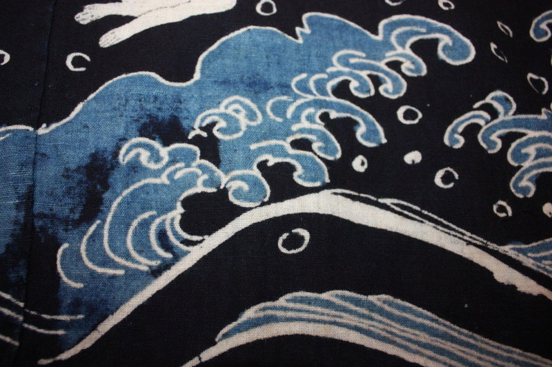 Japanese edo horse cover (umakake)tsutsugaki textile