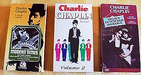 3 Charlie Chapin Videos, Black & White Video