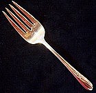 Silver Plate H & T Mfg. Co. Serving Fork Meadow Flower