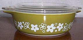 Pyrex Spring Blossom 1 pt. Covered Casserole Dish