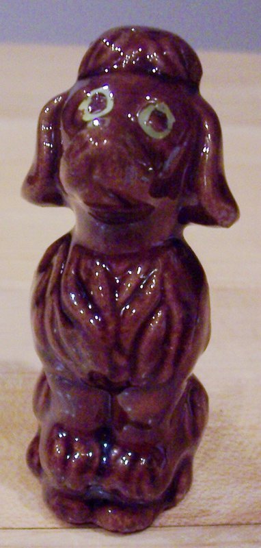 Ceramic Brown Poodle Figurine